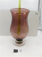 LARGE ART GLASS VASE