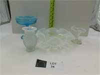 VINTAGE OPELESCENT GLASS