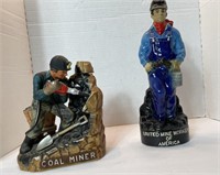 Coal Miner Decanters