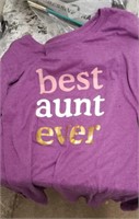 'Best Aunt Ever' Shirt Size 2X