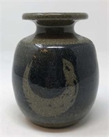 Signed American Stoneware Vase