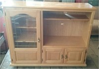 Entertainment Cabinet, Approx. 54 1/2"×17"×45"