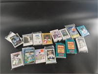 Mixed baseball cards