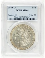 Coin 1883-O Morgan Silver Dollar PCGS-MS64