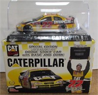 Nascar Caterpillar 1/24 Scale Die Cast Car & Displ