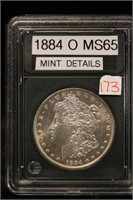 1884-O MORGAN DOLLAR MS-65