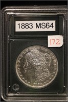 1883 MORGAN DOLLAR MS-64