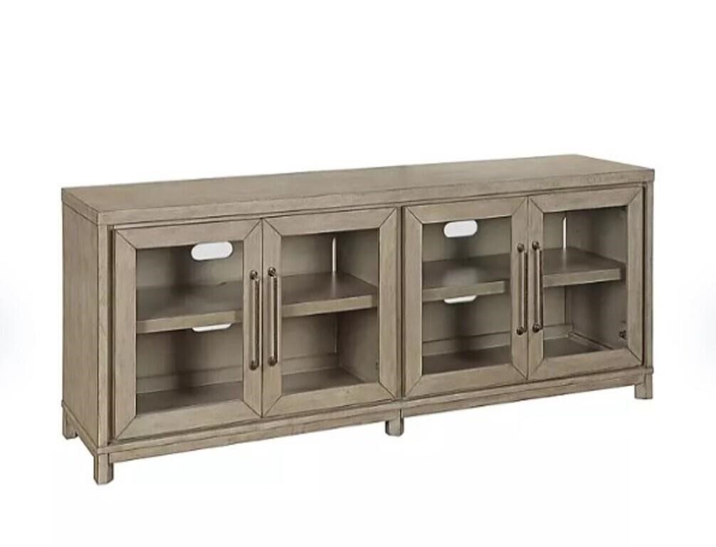 OSP Home Furnishing 70" Ansel Console- Grey