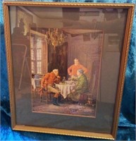 M - VINTAGE FRAMED ART 11X13" (K92)