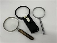 3 Various Magnifying Glasses