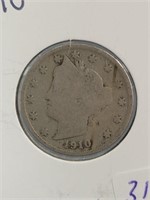 1910 LIBERTY V NICKEL