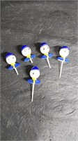 5 Vtg Cub Scout Cupcake Picks