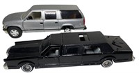 Limo and Suburban Die Cast Cars