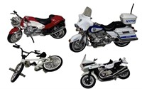 Motorcycles and BMX Bike Toys