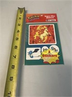 1998 Pokémon supersize stickers RapidDash,