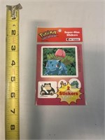 1998 Pokémon supersize stickers ivysaur, Snorlax