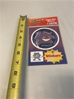 1998 Pokémon supersize stickers Gengar, Blastoise