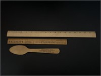 2 Advertising Pieces & Ruler