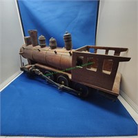 Wood Train Engine Passenger Car & Coal Car