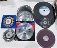 Lot of Saw Blades and Cut-Off Wheels