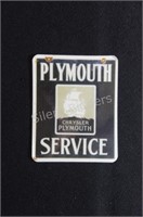 Original Plymouth Service w Chrysler Logo Sign