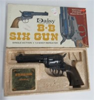 Daisy BB 6 Gun 12 Shot Repeater with Box.