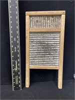 Small Vintage Galvanized Wash Board
