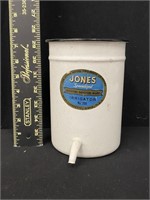 Early Jones Enamelware Hospital Irrigator