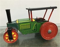 English tin litho wind up steam roller