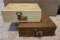 Lot Of 2 Vintage Jewelry Boxes/Organizers