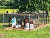 Tarter Fenced Dog Kennel Enclosure