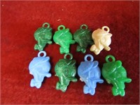 (8)Vintage Disney cracker jack charms.