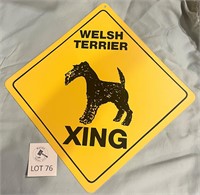 Welsh Terrier Xing Sign