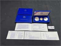 1986 Statue of Liberty Set w/ $5 Gold Coin+Silver$