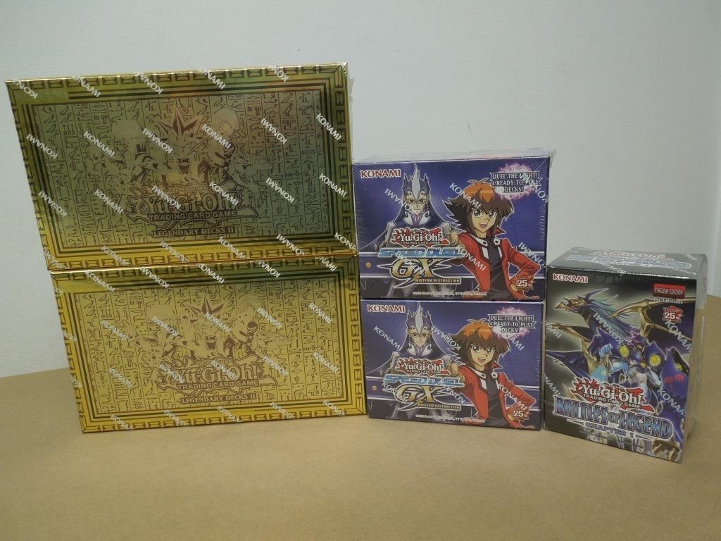 LOT 5 YU-GI-OH! TCG 2020 SEALED LEGENDARY DECKS II