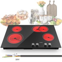 Electric Cooktop 30 Inch, Electric Stove 4