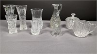 Lot of Assorted Crystal & Glass Pieces