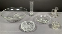 Lot of Glass Serving pieces