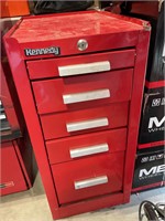Kennedy side toolbox, one drawer of screwdrivers