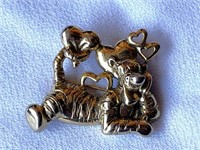 Signed Disney Vintage Tigger Pin