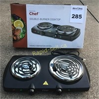 Master Chef Double Burner Cooktop