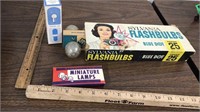 Vintage Bulbs, & flash bulbs