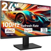 KOORUI 24 inch Computer Gaming Monitor Full HD