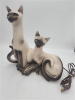 LANE Mid Century Ceramic ( Large) Siamese Cat lamp