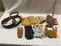 7 pair men’s gloves, new. Men’s service bridle