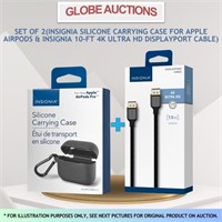 SET OF 2(SILICONE CARRYING CASE+DISPLAYPORT CABLE)