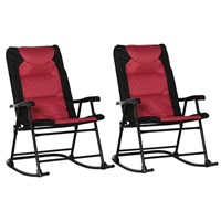 1 Outsunny 2 Piece Outdoor Patio Furniture Set