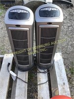 (2) LASKO FANS