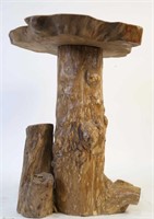 NATURAL FORM WOODEN END TABLE