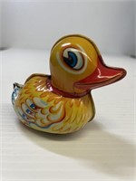 vintage tin duck toy made in West Germany